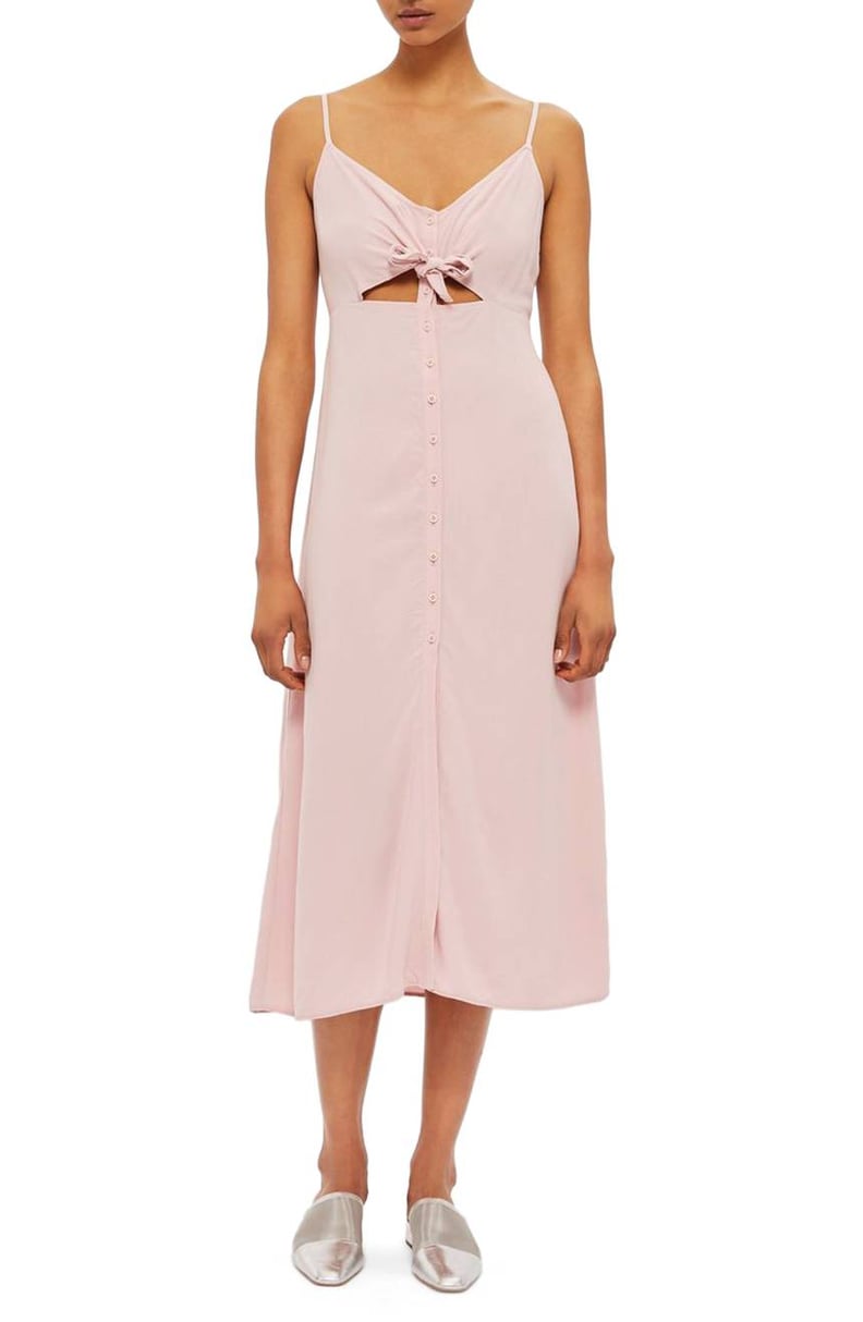 Topshop Knot Front Slipdress