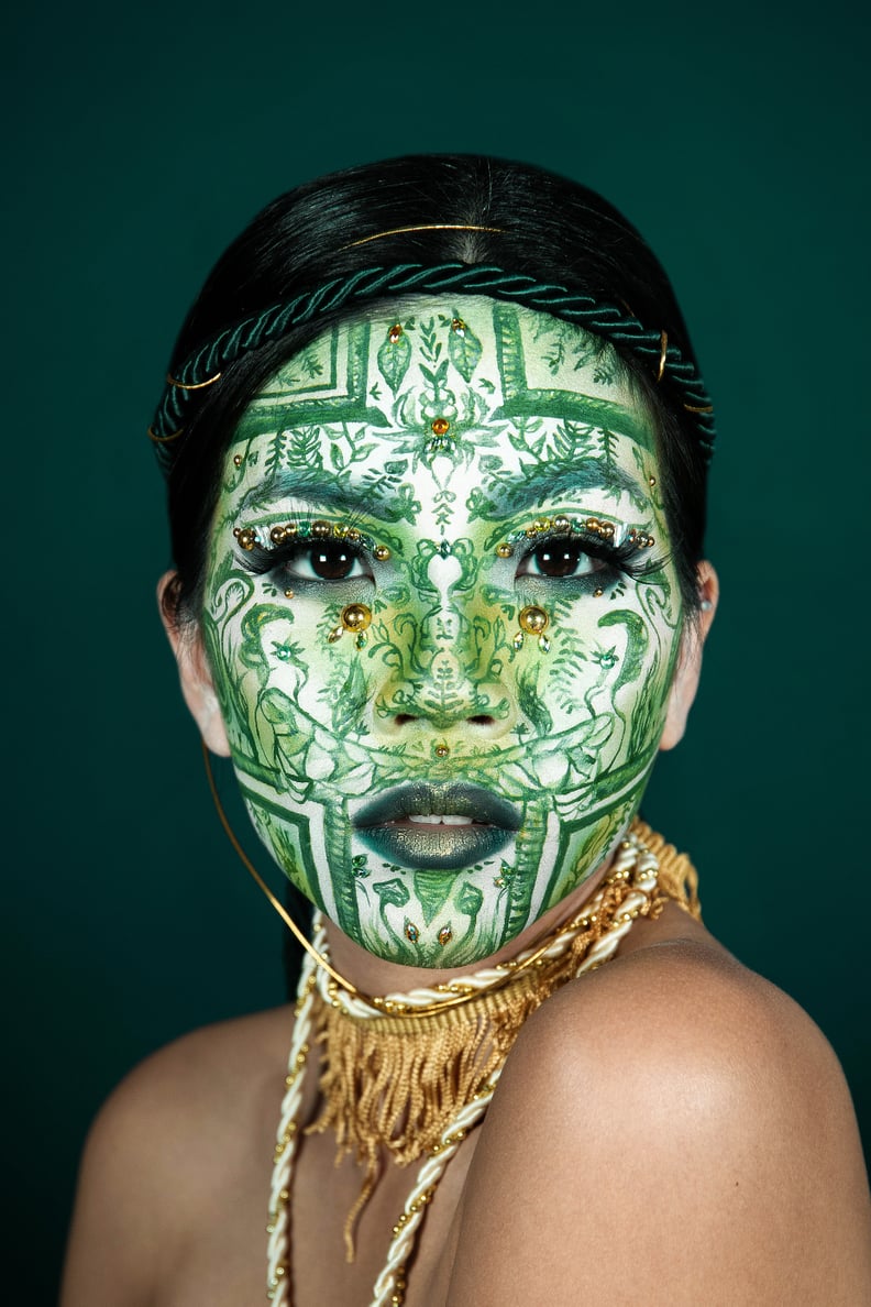 Cindy Chen Designs Beetle Makeup Look