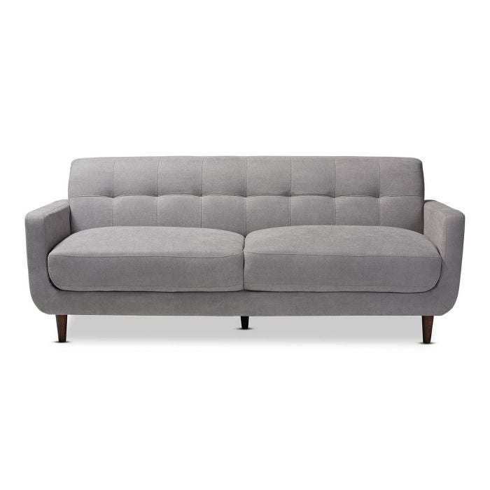 Kick Back and Relax: Baxton Studio Allister Fabric Upholstered Sofa