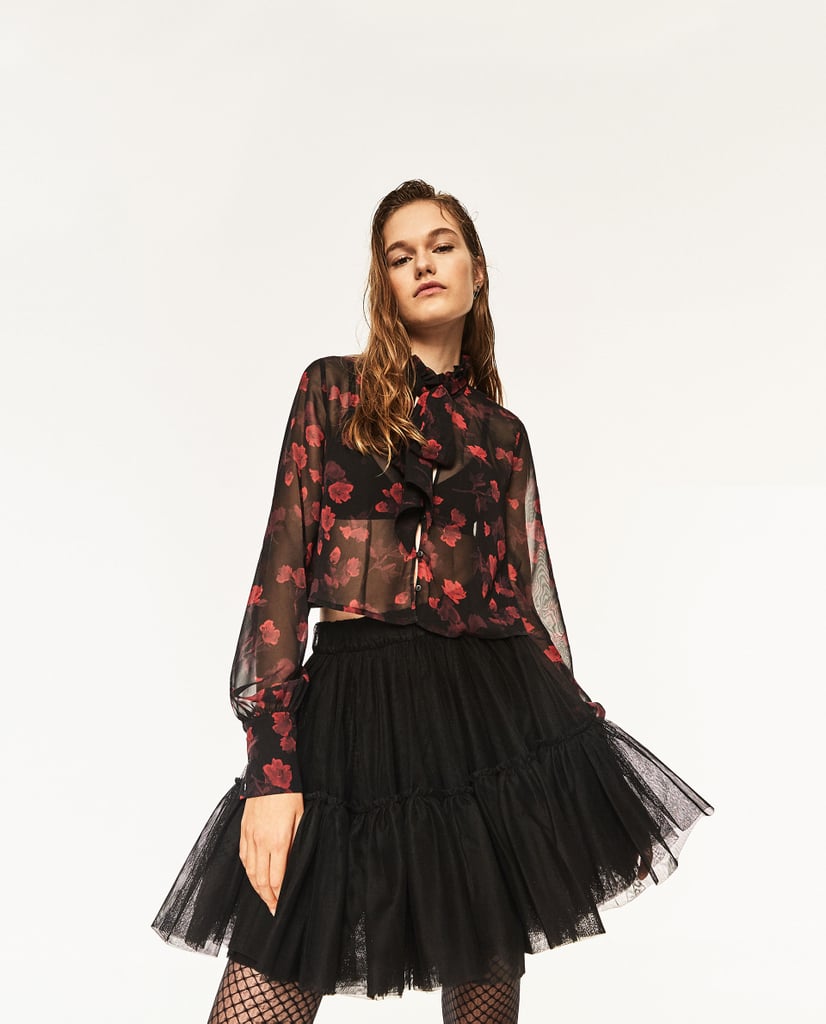Tulle Mini Skirt ($40)