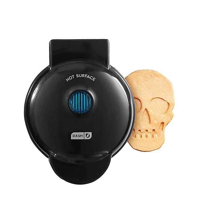 Dash Skull Mini Waffle Maker in Shimmer