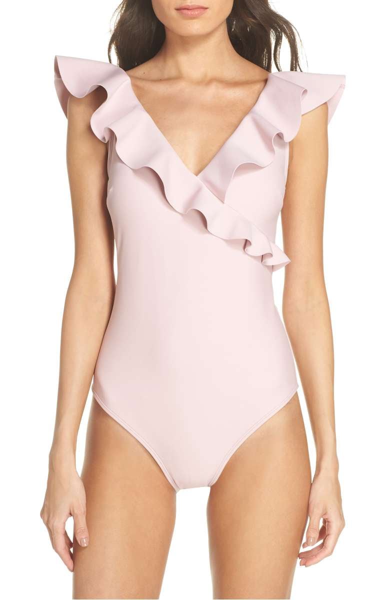 Ted baker ruffle one piece 2025