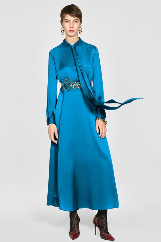Zara Campaign Collection Tied Dress