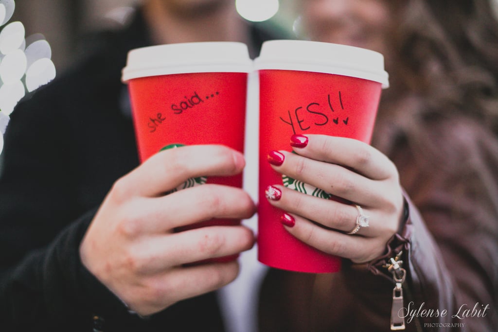 Christmas Engagement Photos in New York