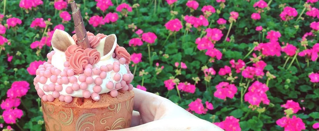 Disney World Rose Gold Unicorn Cupcake