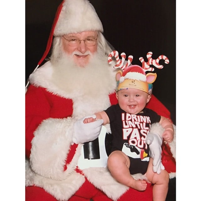 funny santa pictures kids