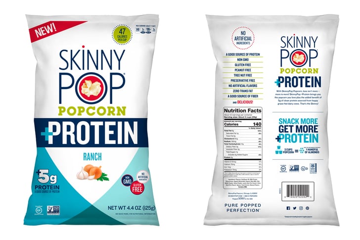 SkinnyPop Protein Popcorn Ranch 