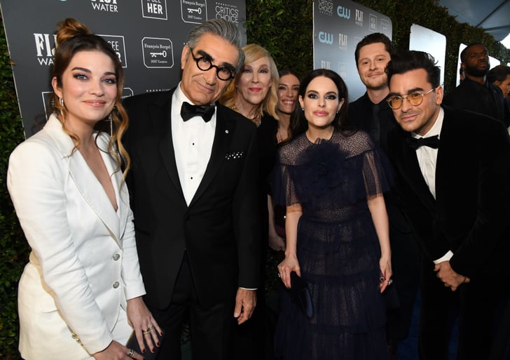 The Cast of Schitt's Creek at the 2020 Critics' Choice Awards