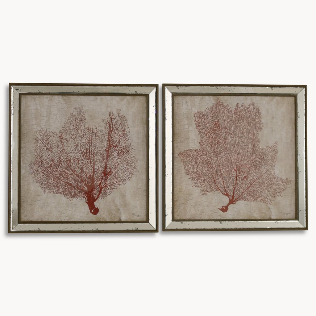 Lexington Set of Framed Coral Art