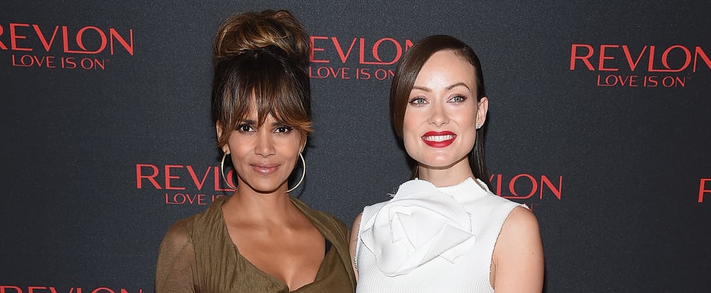 Halle Berry and Olivia Wilde at Revlon Event 2015