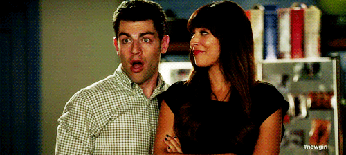 Image result for cece and schmidt gifs