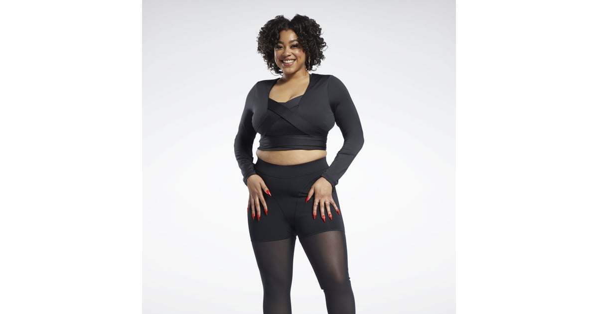 Reebok Cardi B Long Sleeve Crop Top 
