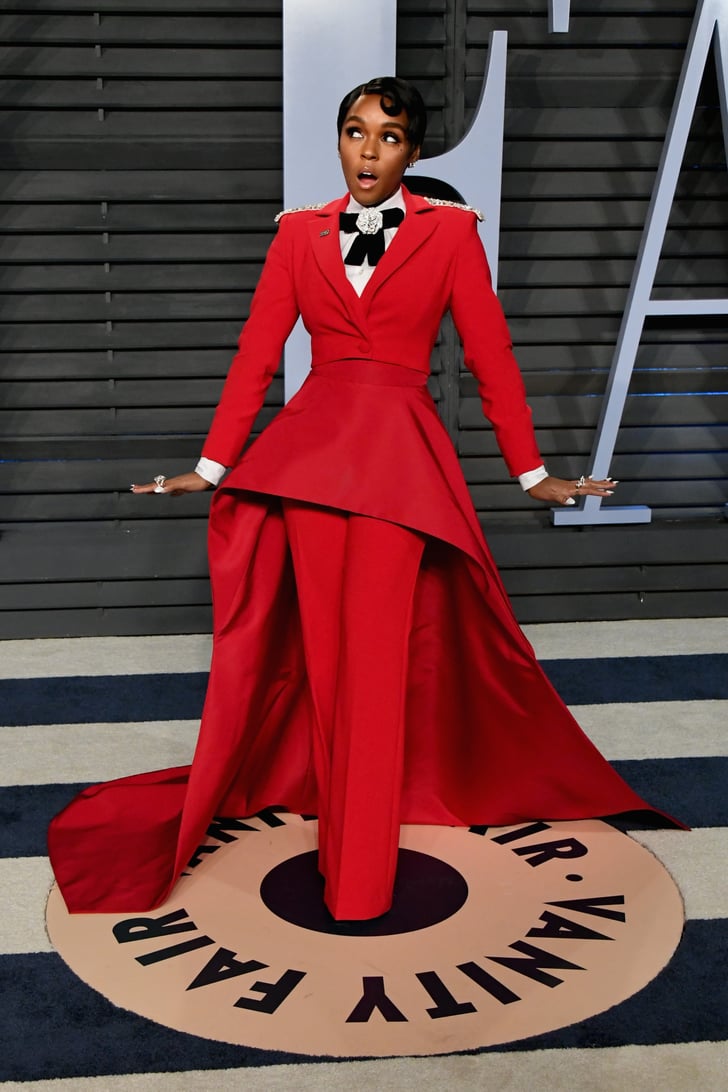Janelle Monáe Christian Siriano Suit Oscars Afterparty 2018 | POPSUGAR ...