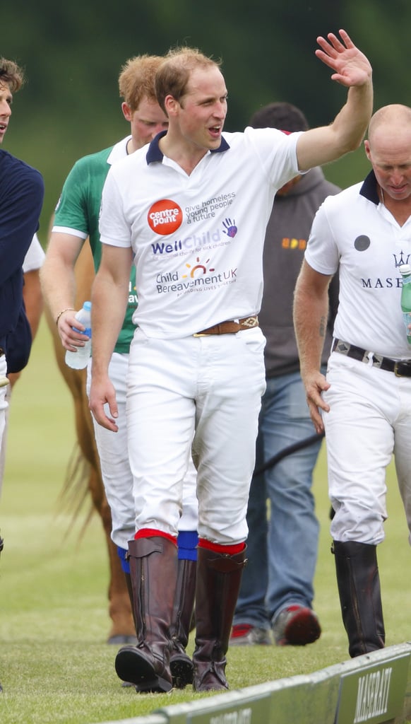 Prince George Crawls at Polo Match | Pictures