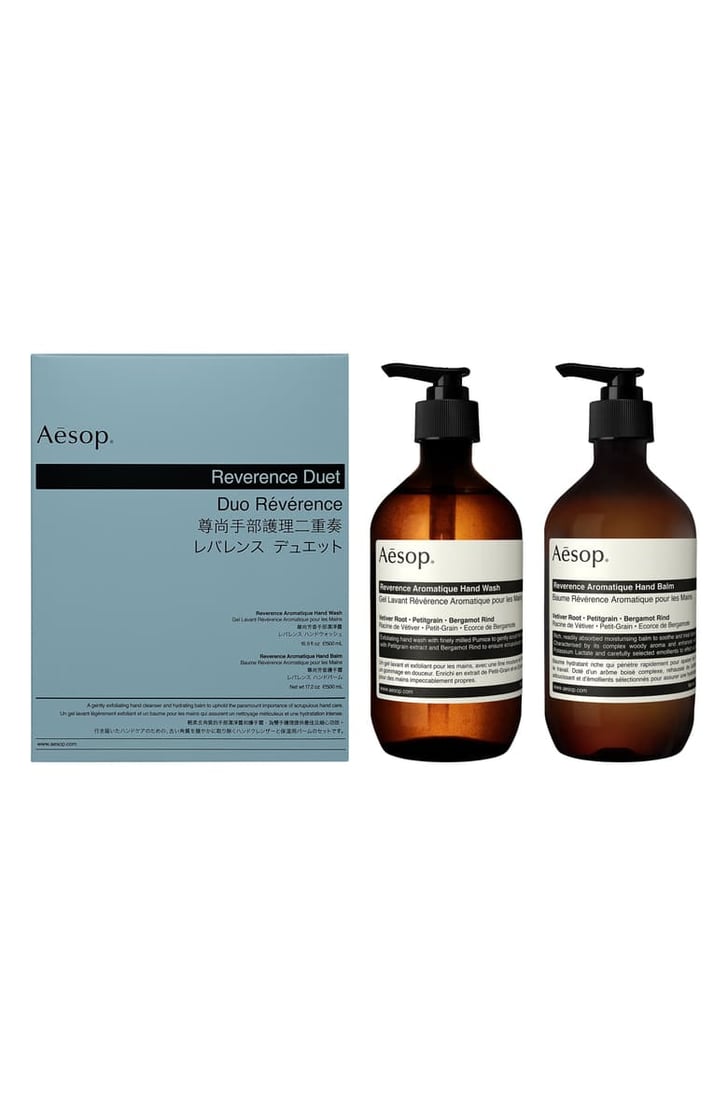 Aesop Reverence Hand Wash & Hand Balm Duet The Best Gifts For Someone