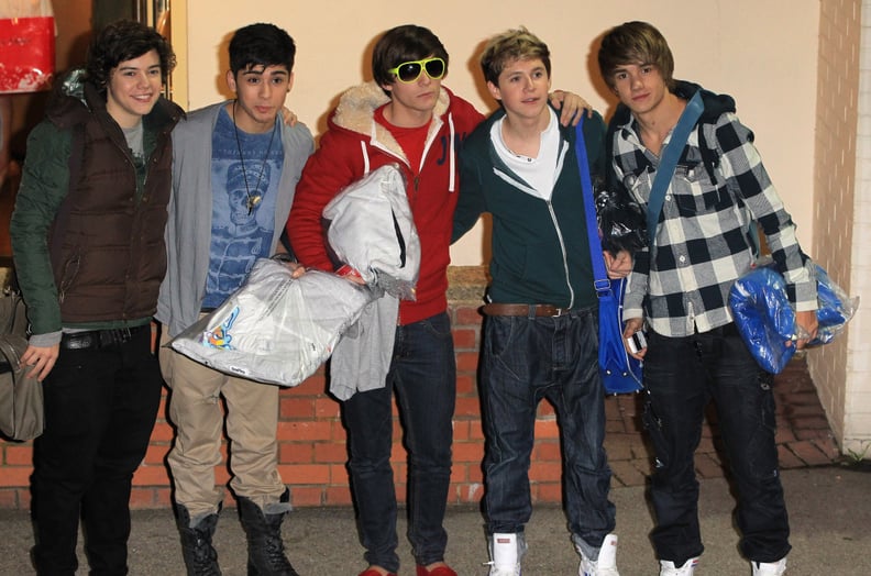 One Direction at Fountain Studios in London in 2010