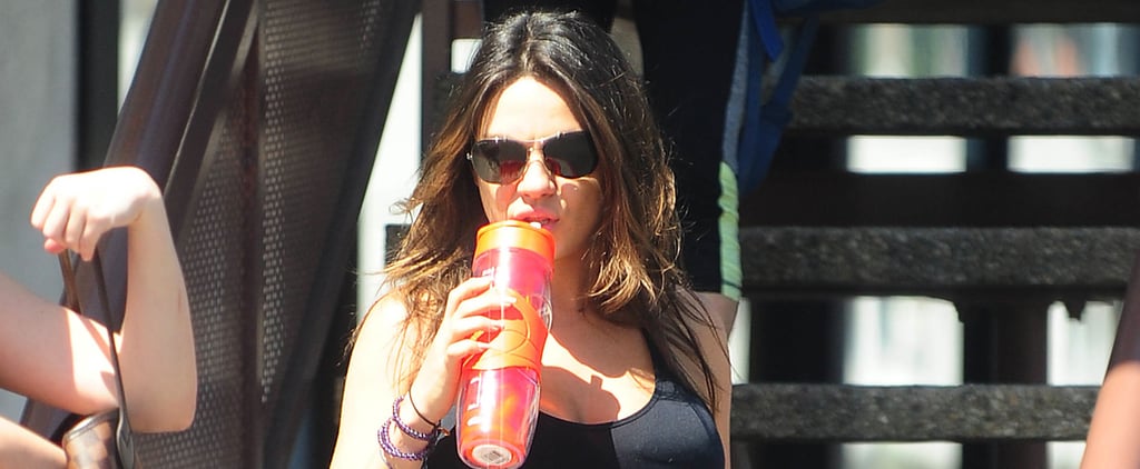 Pregnant Mila Kunis Pictures on Her Birthday