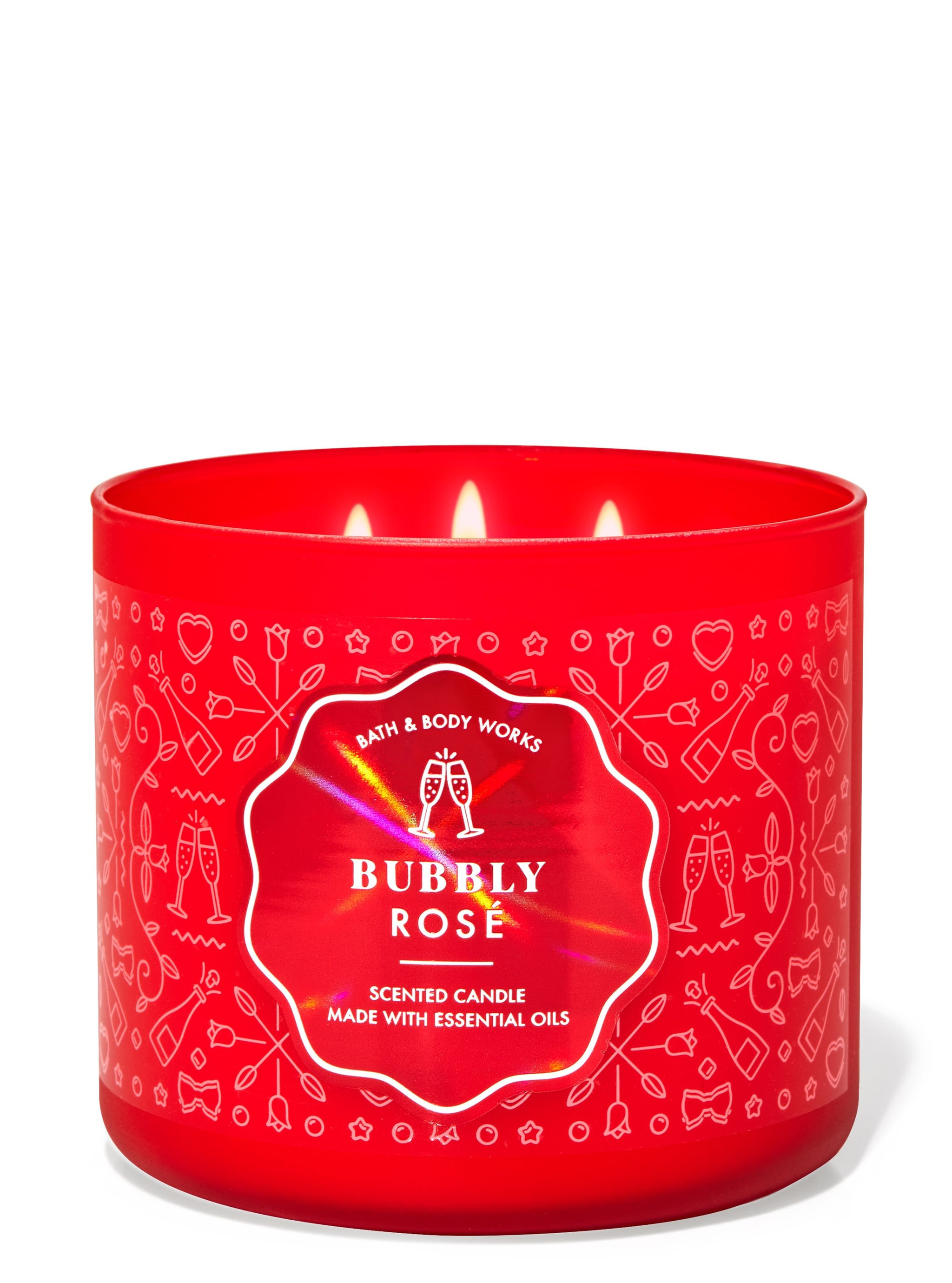 bath and body works valentines day candles