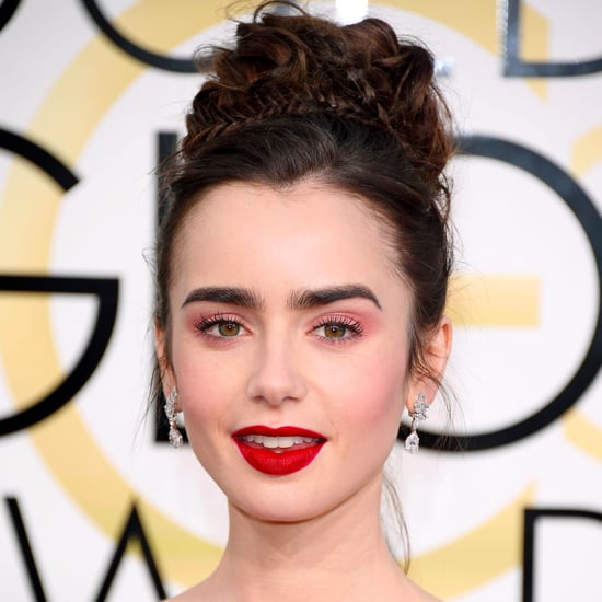 Image result for golden globes dress 2017 makeup