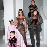 Leave It to Kim Kardashian to Go Full-On Croc-Effect in Her Christmas Dress