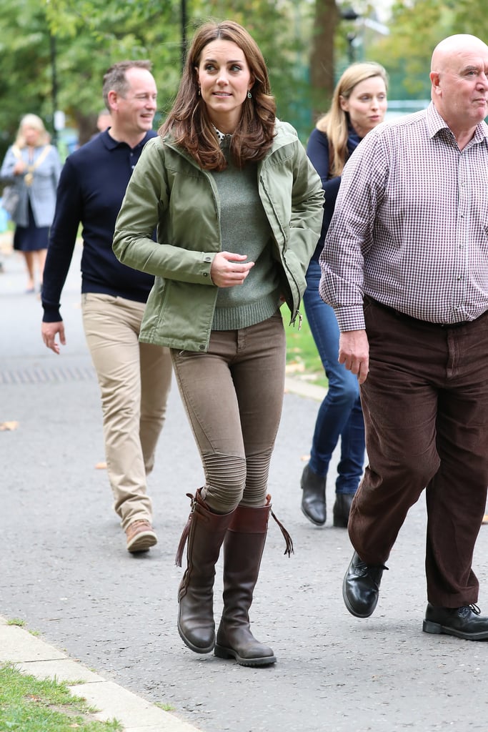 Kate Middleton Brown Boots October 2018