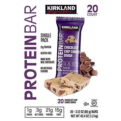 Kirkland Signature Protein Bars in Chocolate Chip Cookie Dough Best