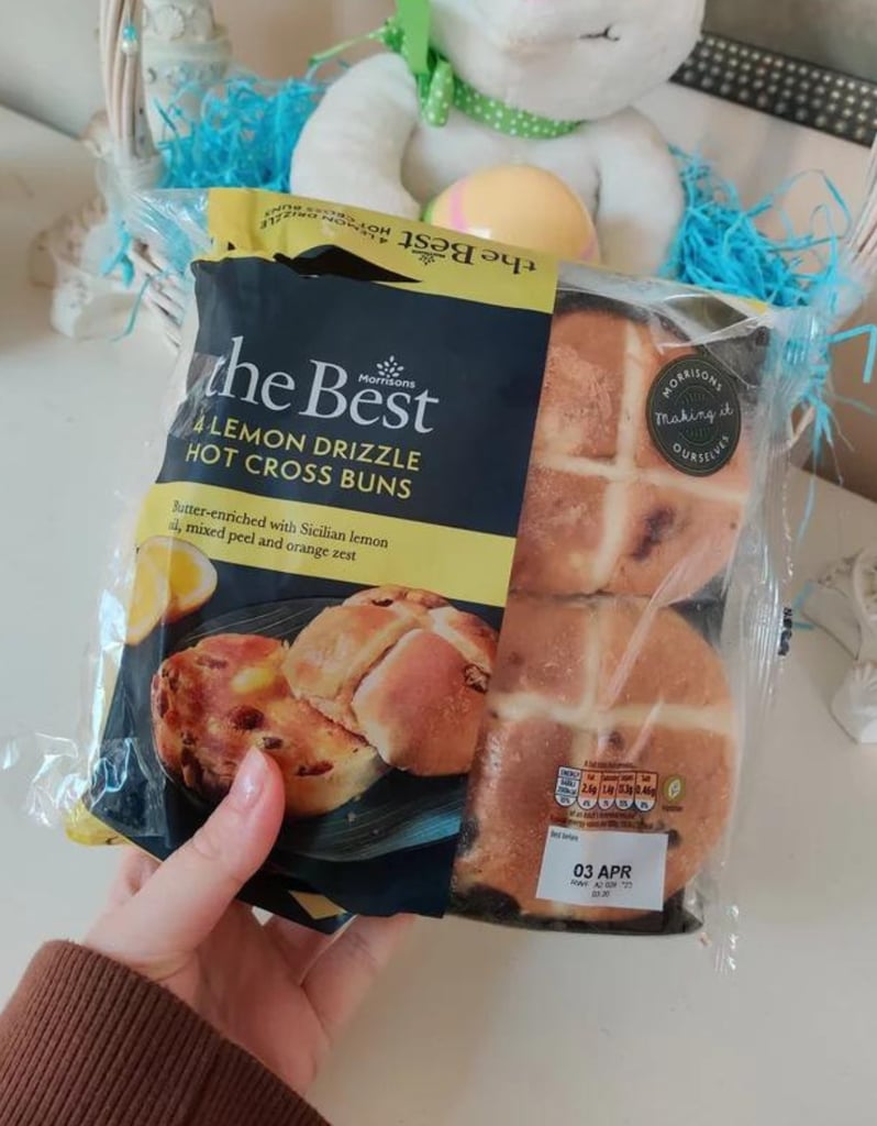 Morrisons Lemon Drizzle Hot Cross Buns