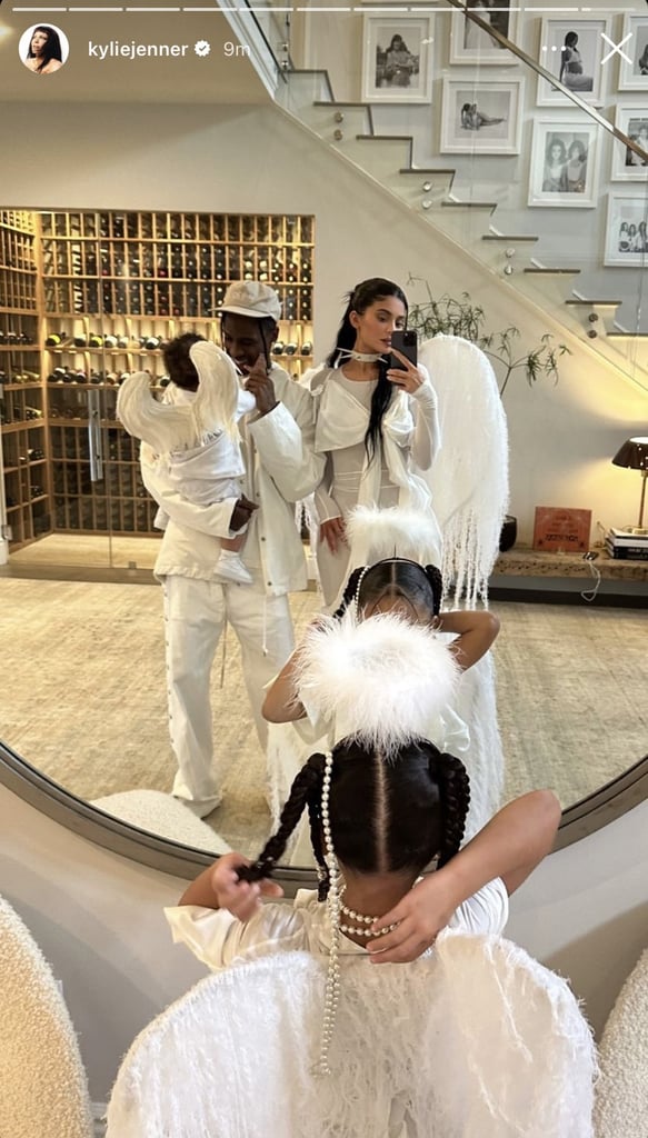 Kylie Jenner, Travis Scott, and Their Kids Dressed Up as Angels For