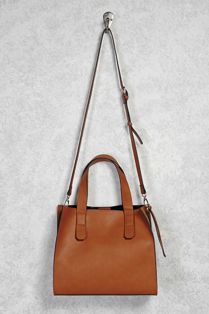 Forever 21 Faux Leather Tote Bag | Cheap Purses | POPSUGAR Fashion Photo 5