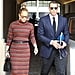 Jennifer Lopez Plaid Dress and Platform Heels