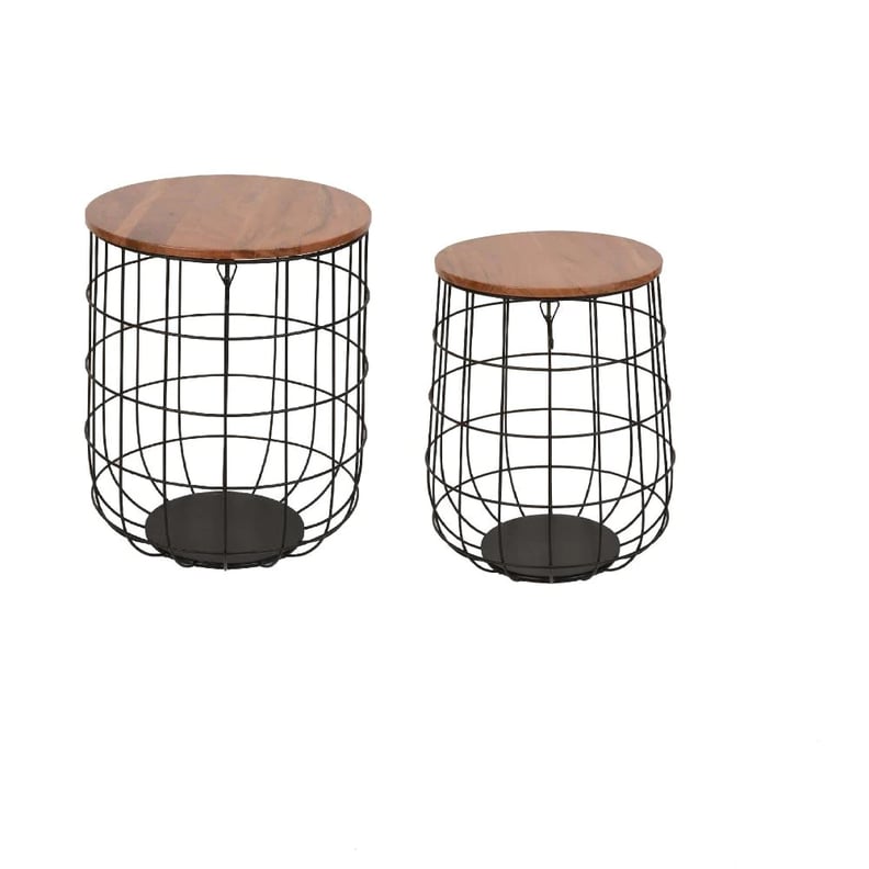A Cool Planter: Allen + Roth Black Outdoor Round Steel Plant Stand