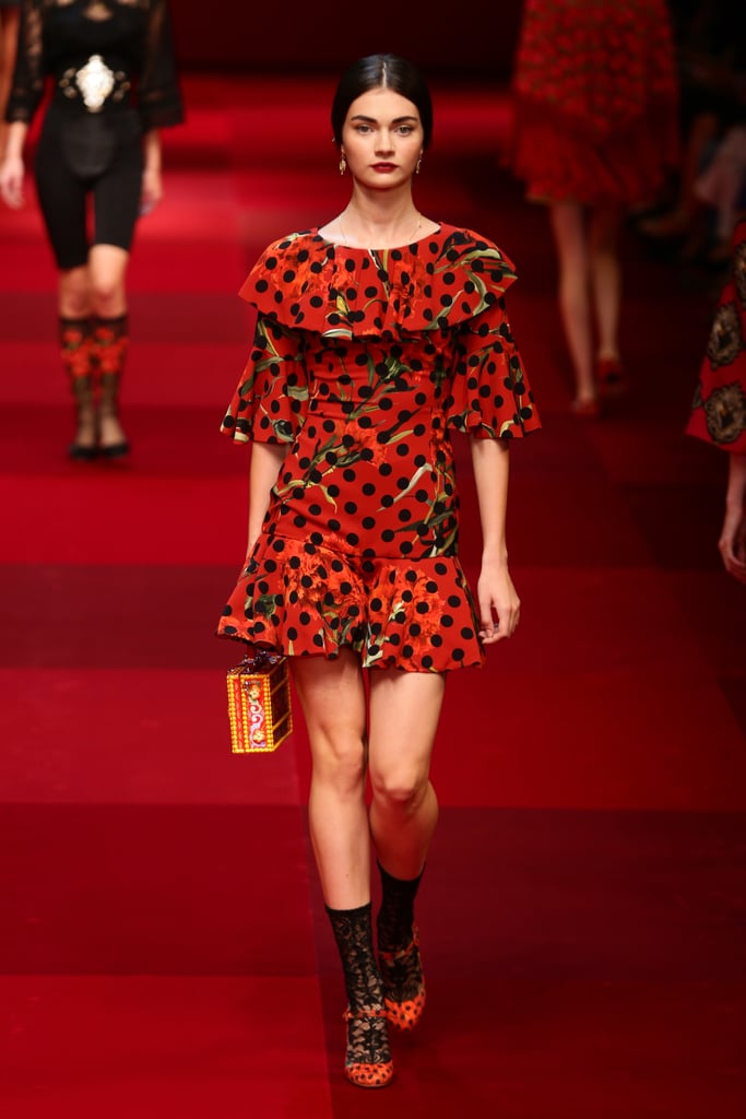 Dolce and Gabbana Spring 2015 Milan Fashion Week Show | POPSUGAR ...