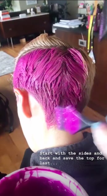 Megan Rapinoe's Magenta Hair Color