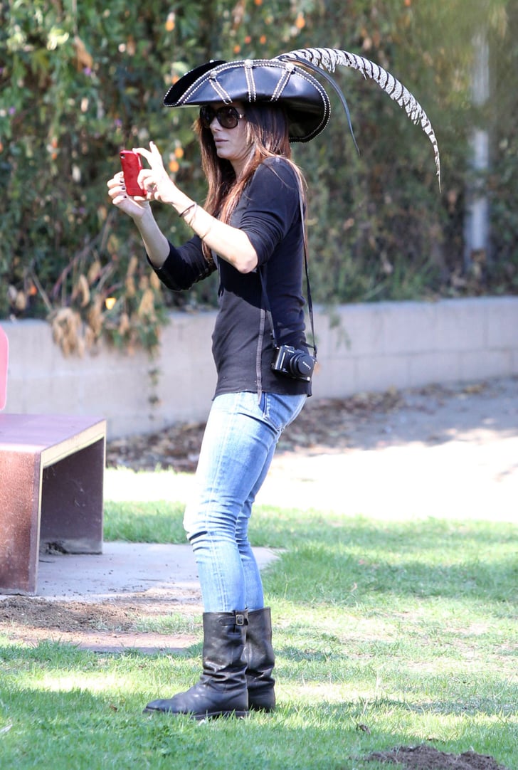 Sandra Bullock Whipped Out Her Camera Phone To Capture Adorable