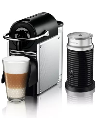 Nespresso by De'Longhi Pixie Espresso Machine with Aeroccino