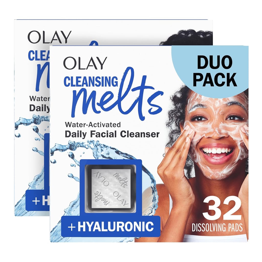 Olay Face Cleansing Melts ($14)
"I love Olay's Hyaluronic Acid Cleansing Melts because they melt into your skin, effortlessly removing makeup while keeping it hydrated and soft. They're perfect for travelers who don't want to fuss with travel-size bottles or waste time pouring their cleanser into tiny containers. Honestly, they turn a simple cleanse into a small moment of joy — perfect for anyone who loves convenience with a touch of luxury. It's also the PERFECT stocking stuffer." — Shari Straker, social video producer