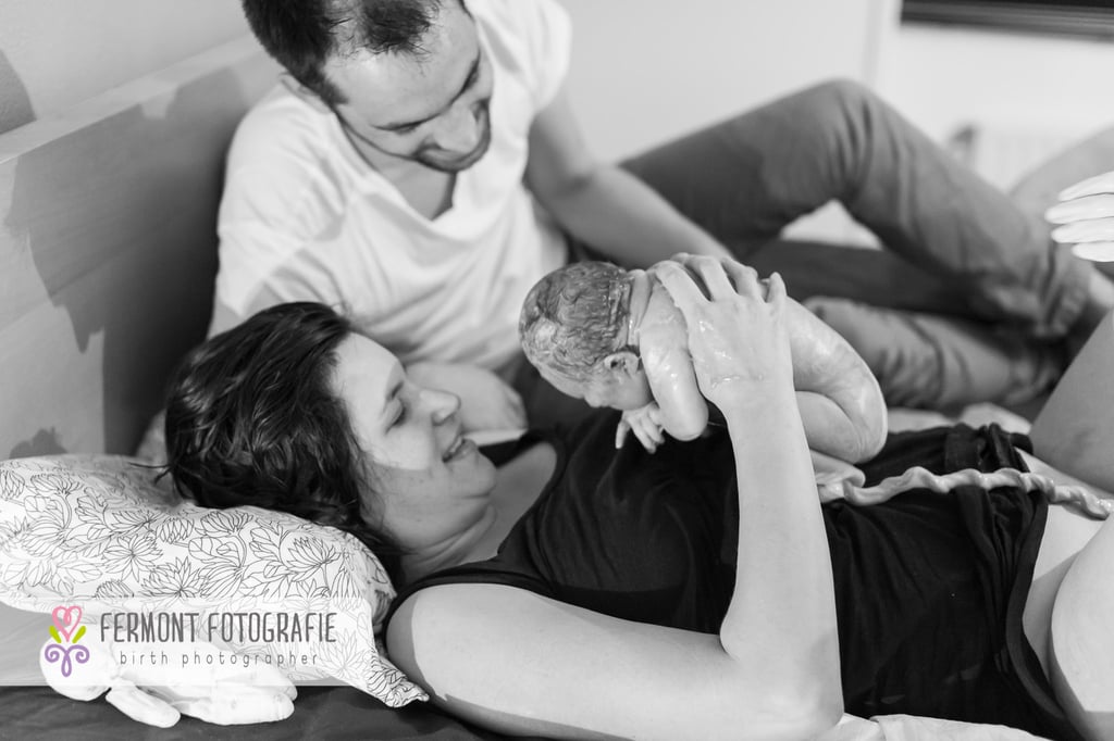 Birth Photos of Moms Meeting Their Newborns