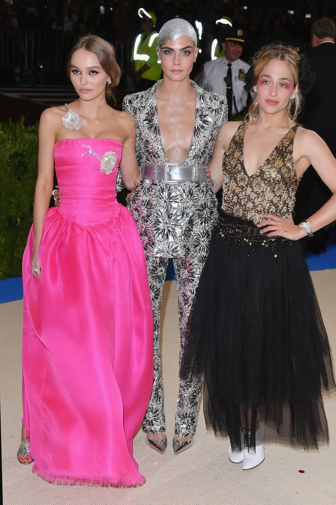 Lily-Rose Depp, Cara Delevingne, and Jemima Kirke — 2017