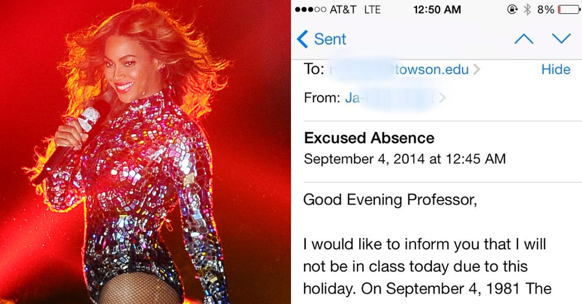 Student Emails Professor About Missing Class For Beyonce | PS Celebrity