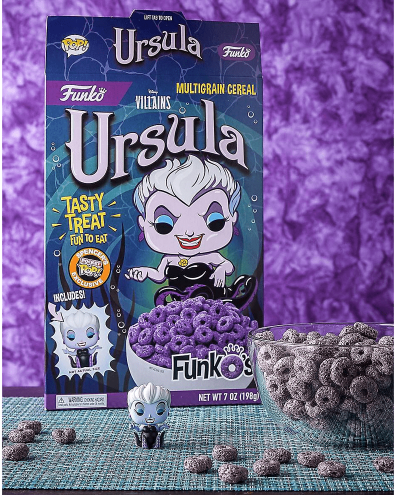 Ursula FunkO’s Cereal With Pocket Pop Figure