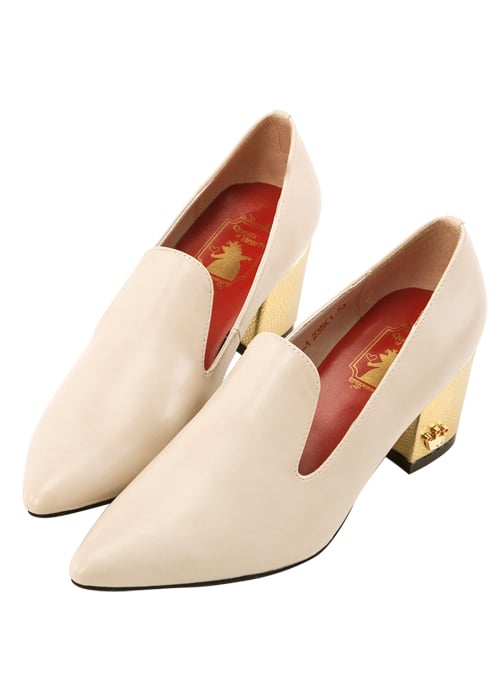 Red Queen Cover Pointed-Toe Block Heel ($30)