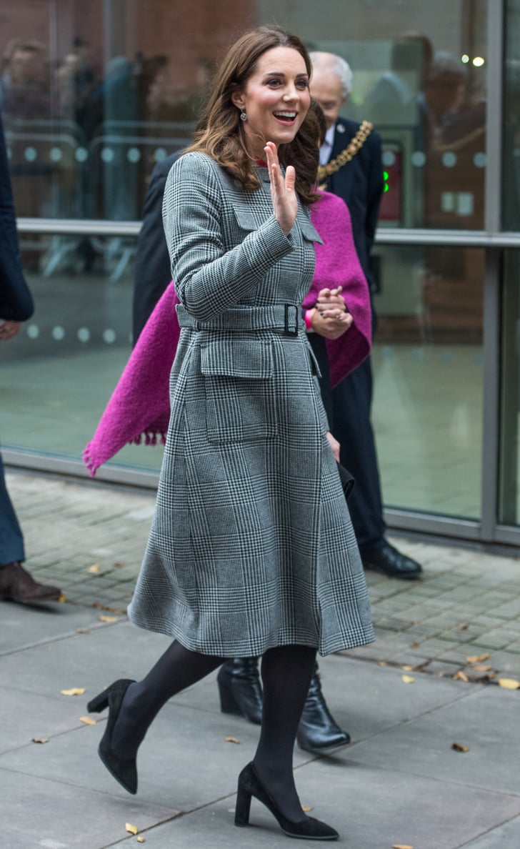 Kate Middleton's L.K. Bennett Checked Coat | POPSUGAR Fashion Photo 4