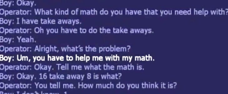 Boy Calls 911 For Math Help