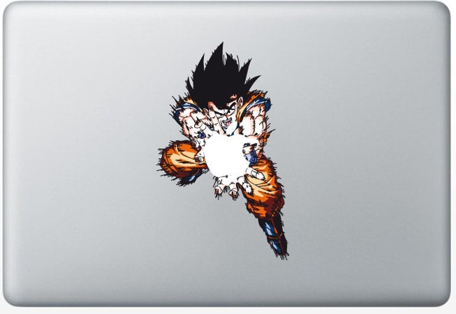 DBZ Goku Macbook Decal