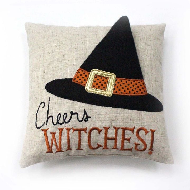 Cheers Witches Mini Throw Pillow
