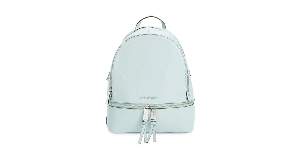 Michael Kors Small Rhea Zip Leather Backpack | Fashionable Backpacks ...