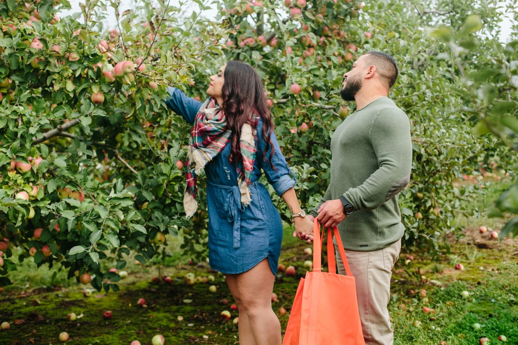 Apple Orchard Engagement Shoot