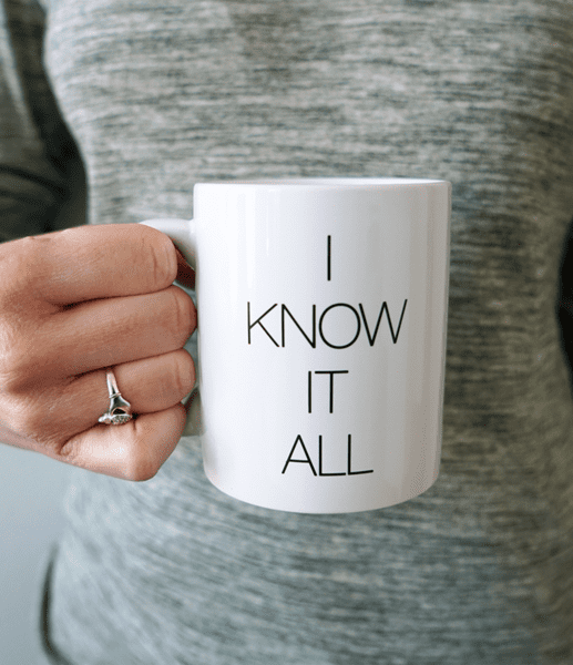 "I Know It All" Bethenny Mug