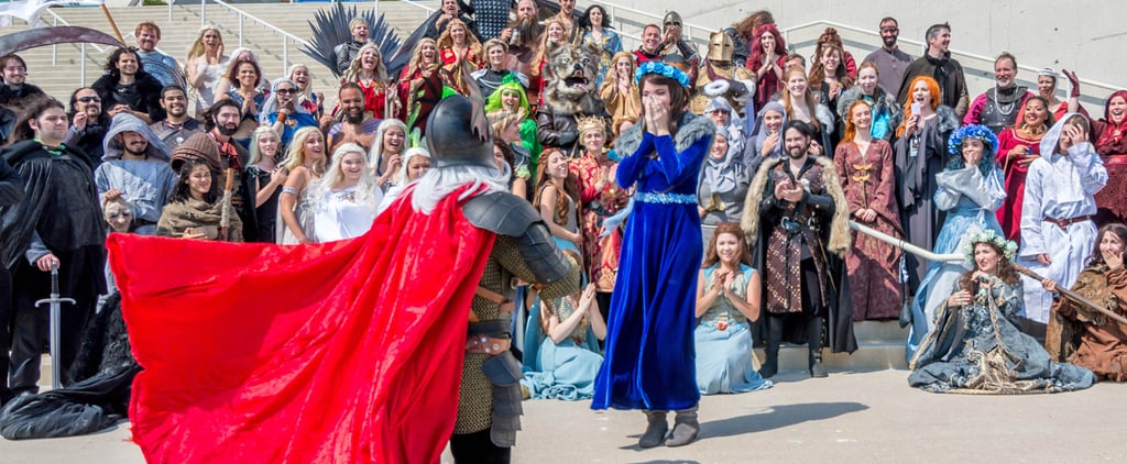 Game of Thrones Proposal at Comic-Con