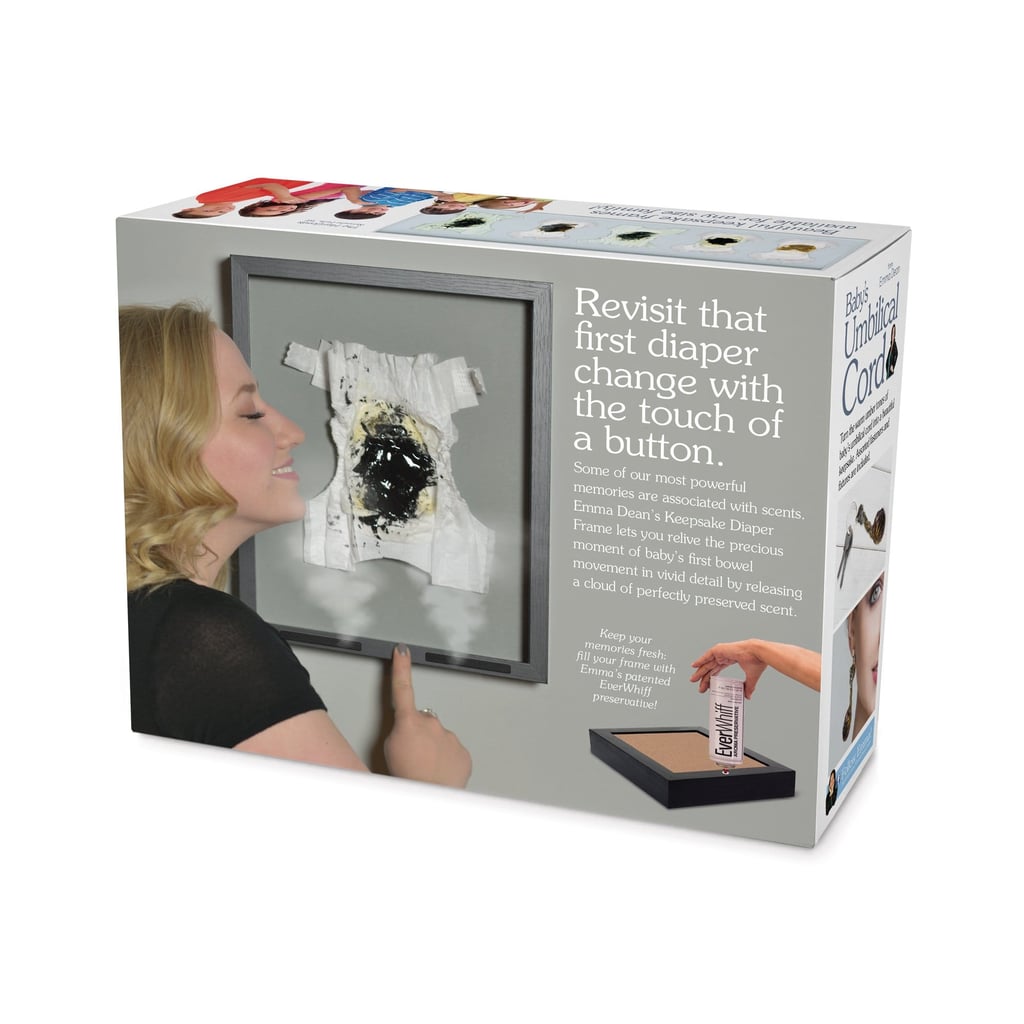 Shop Baby's First Diaper Frame Prank Gift Box POPSUGAR Family